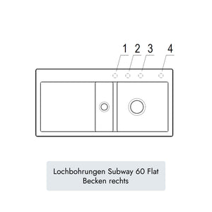 Villeroy & Boch Subway 60 Flat