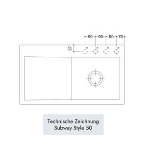Villeroy & Boch Subway Style 50