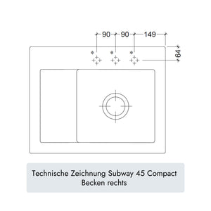Villeroy & Boch Subway 45 Compact