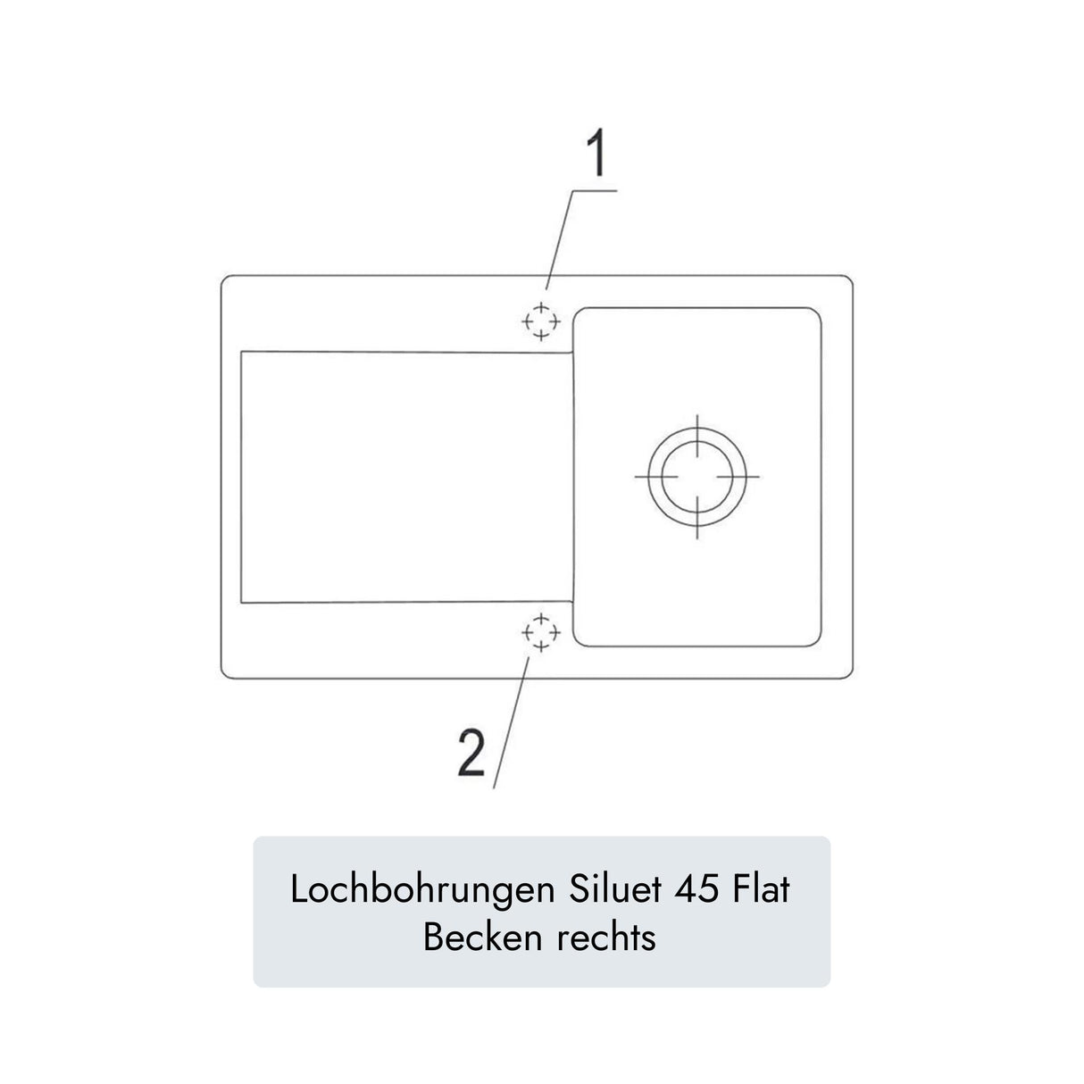 Villeroy & Boch Siluet 45 Flat