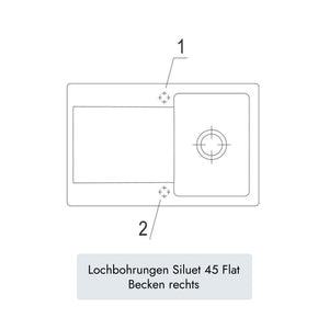 Villeroy & Boch Siluet 45 Flat