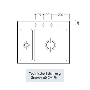 Villeroy & Boch Subway 60 XM Flat