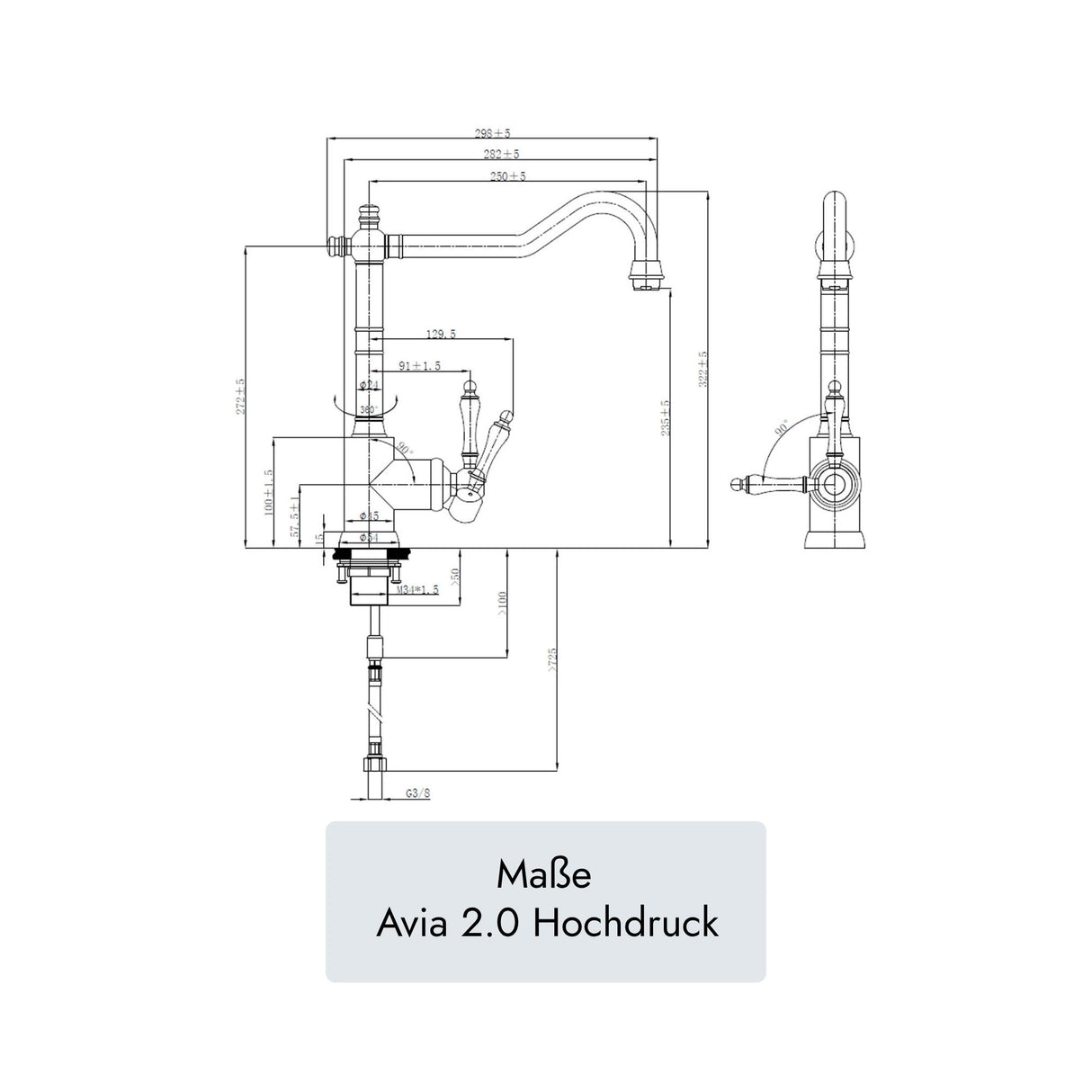 Villeroy & Boch Avia 2.0. Armatur