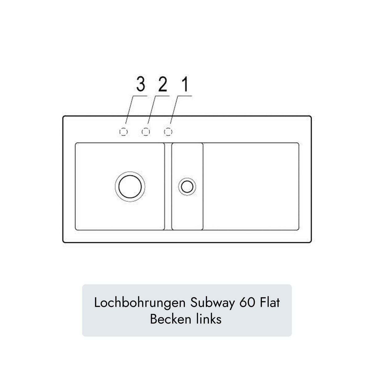 Villeroy & Boch Subway 60 Flat