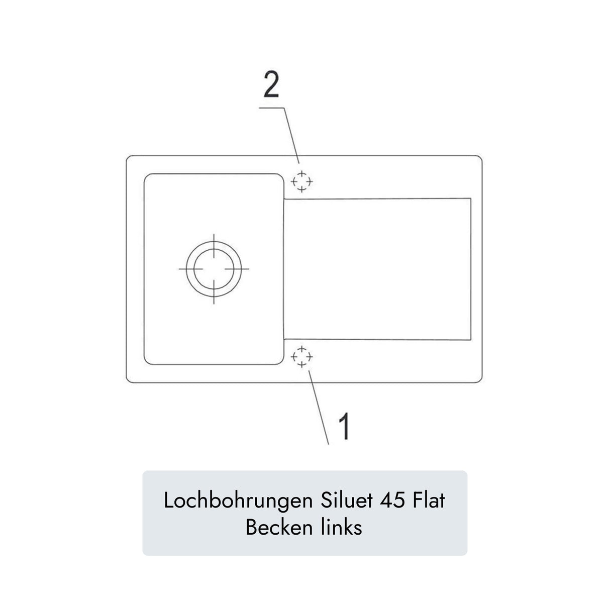 Villeroy & Boch Siluet 45 Flat