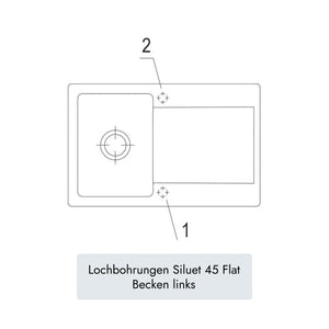 Villeroy & Boch Siluet 45 Flat