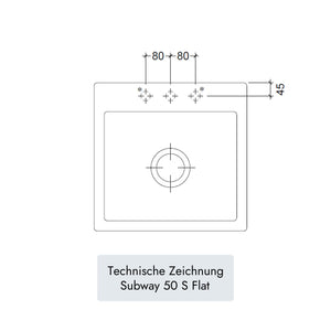 Villeroy & Boch Subway 50 S Flat