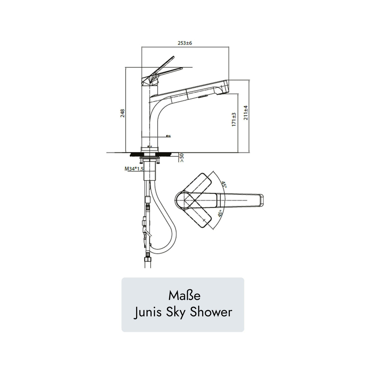 Villeroy & Boch Junis Sky Shower