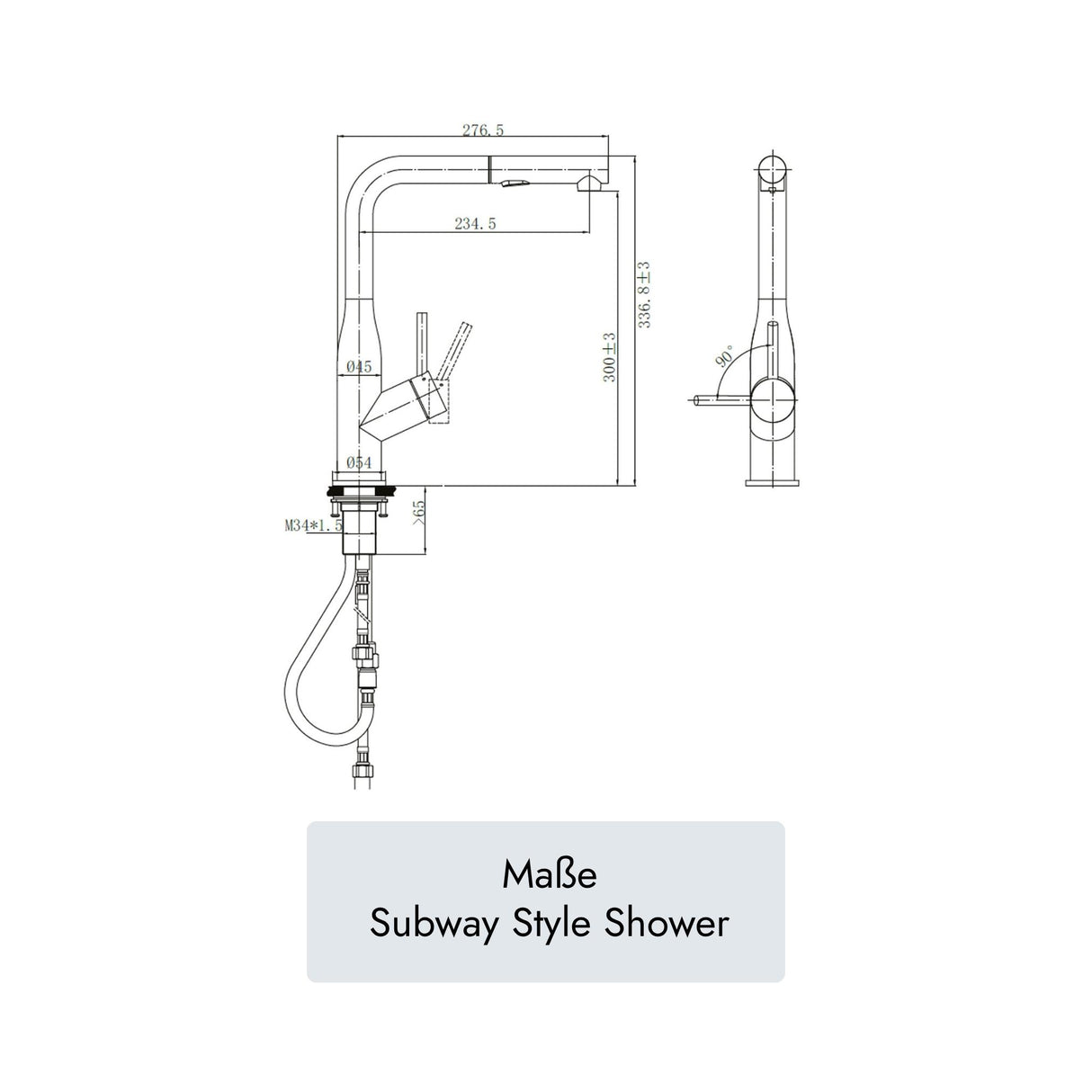 Villeroy & Boch Subway Style Shower