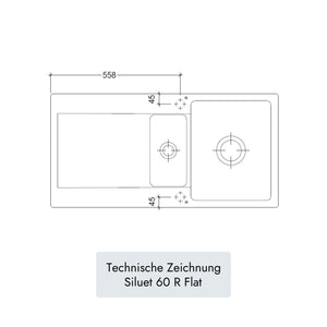 Villeroy & Boch Siluet 60 R Flat