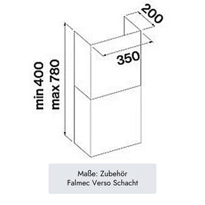 Falmec Verso Kopffreihaube
