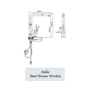 Villeroy & Boch Steel Shower Window