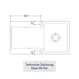 Villeroy & Boch Siluet 50 Flat