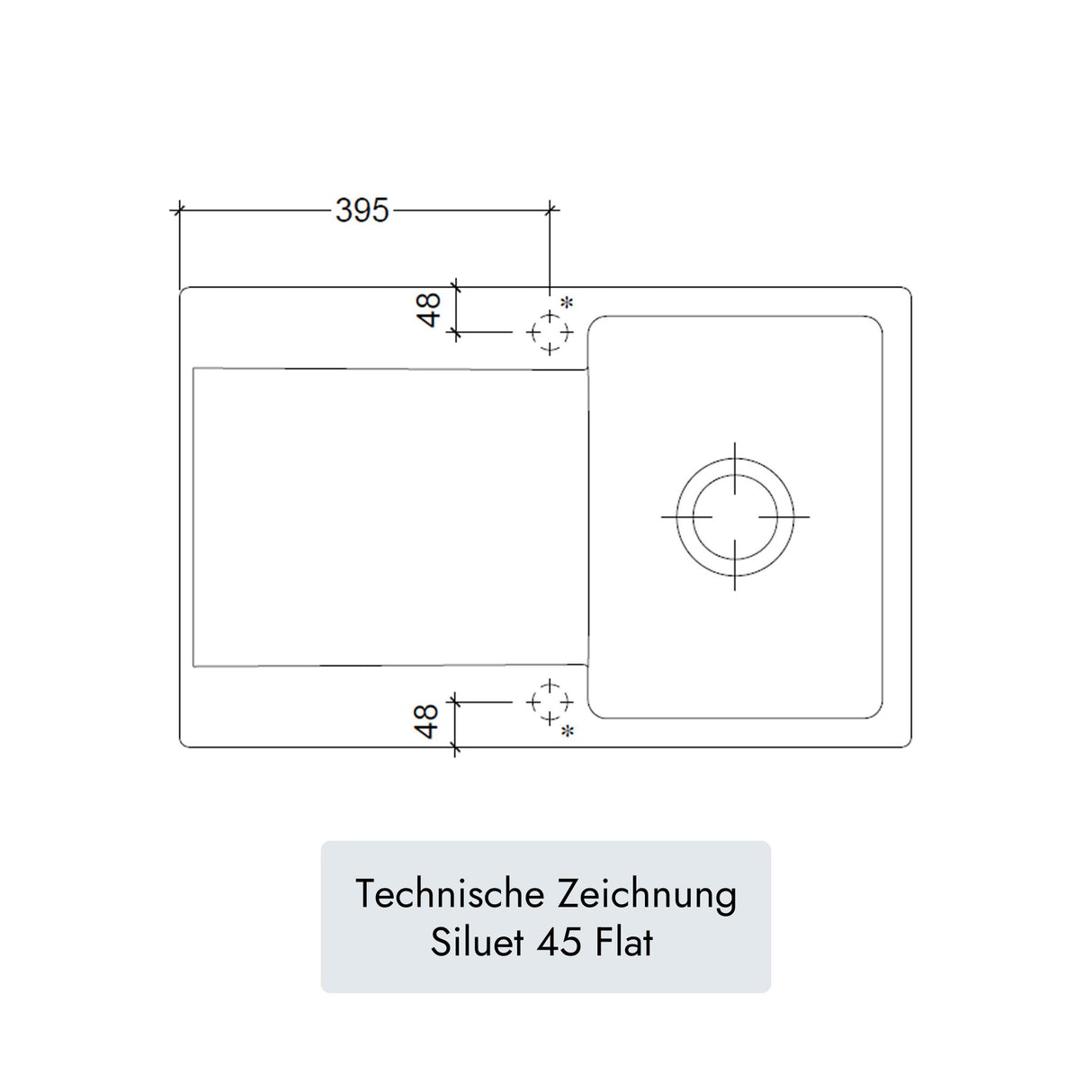 Villeroy & Boch Siluet 45 Flat