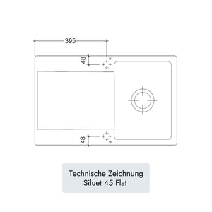 Villeroy & Boch Siluet 45 Flat