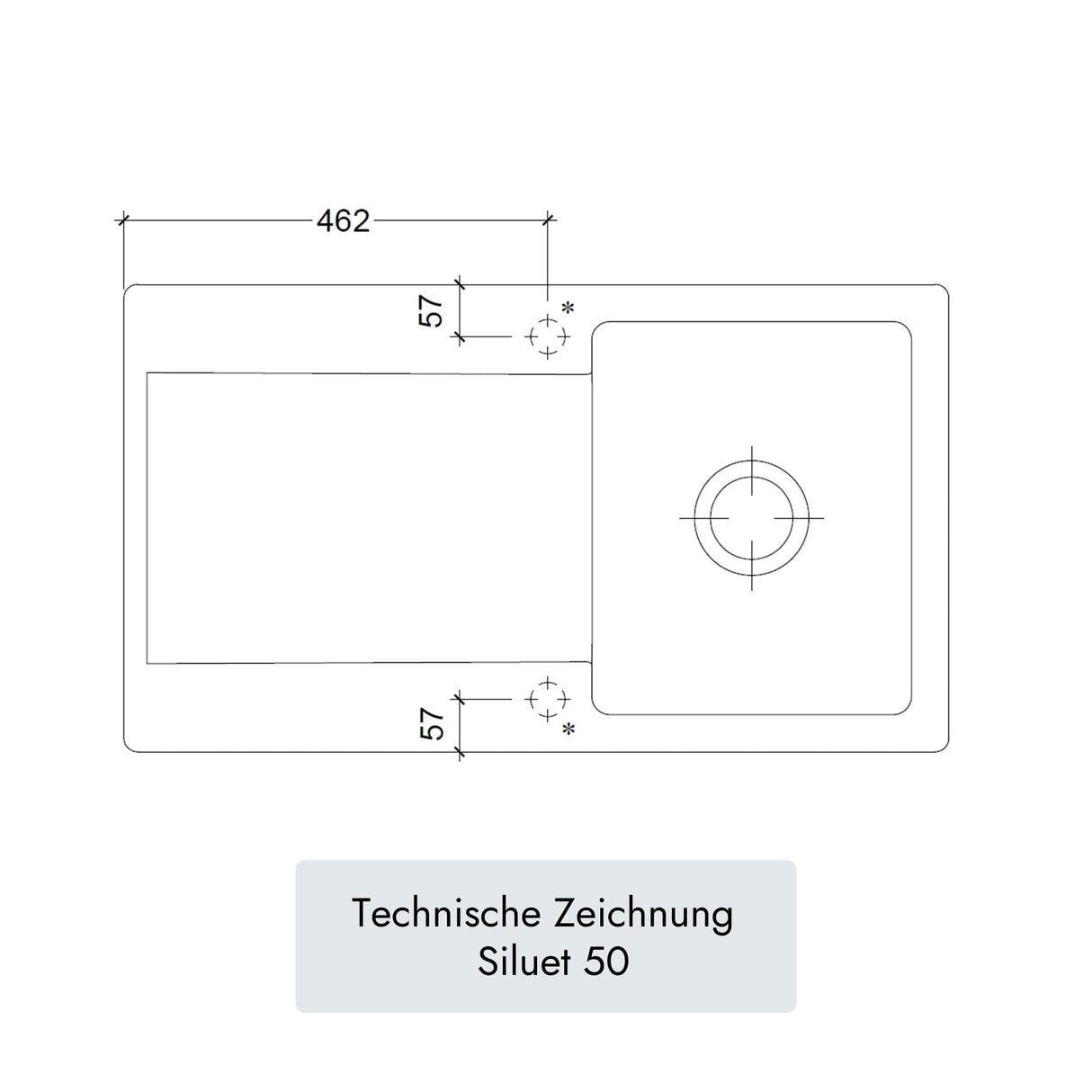 Villeroy & Boch Siluet 50