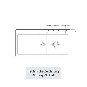 Villeroy & Boch Subway 60 Flat