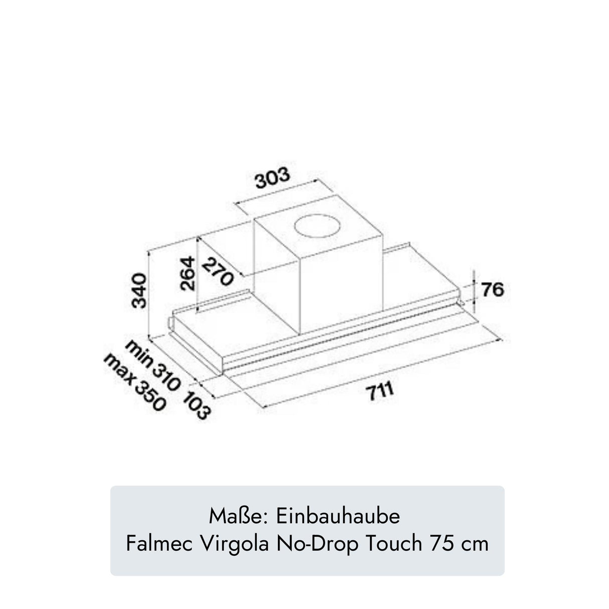 Falmec Virgola No-Drop Touch