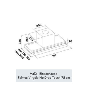 Falmec Virgola No-Drop Touch