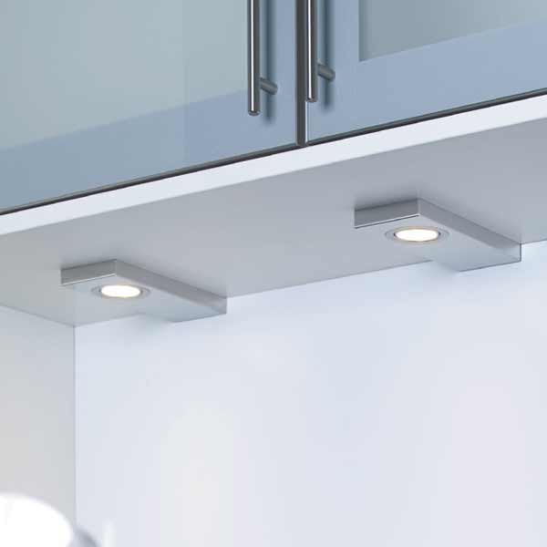 LED-Unterbauleuchte Leon Edelstahl