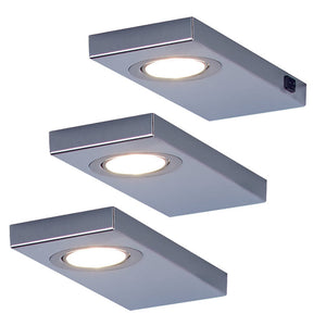 LED-Unterbauleuchte Leon Edelstahl