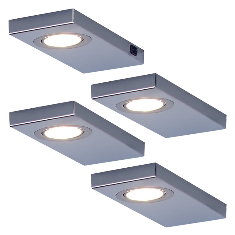 LED-Unterbauleuchte Leon Edelstahl