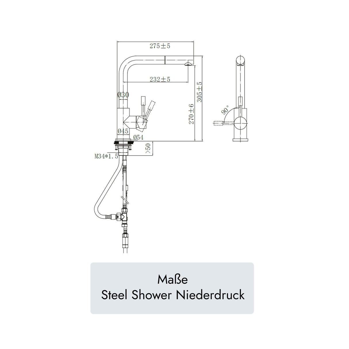 Villeroy & Boch Steel Shower