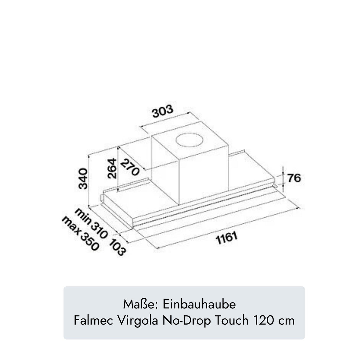 Falmec Virgola No-Drop Touch