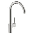 systemceram MANIA Soft Armatur in Edelstahlfinish mit zeitlosem Design