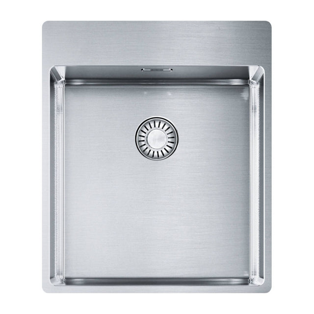 Detailansicht Franke Box BXX 210-40 A mit gebürsteter Edelstahloberfläche