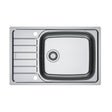 Pflegeleichte Franke Spark Edelstahlspüle mit großem Becken und klassischer Abtropffläche