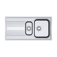 Franke Rapid RPX 251-100 Edelstahlspüle mit 1,5 Becken und reversibler Abtropffläche