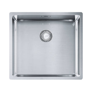 Franke Box BXX 210/110-45 Edelstahlbecken mit gebürsteter Oberfläche und modernem Integralablauf