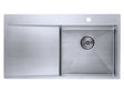 Lavabo 900 soft Becken rechts Edelstahlspüle