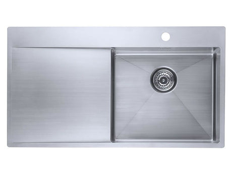 Lavabo 900 soft Becken rechts Edelstahlspüle