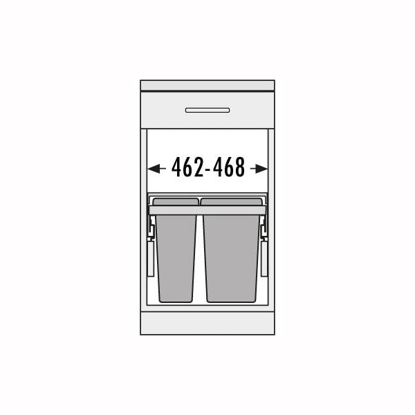Hailo Cargo Soft Short 50 mit 20 + 14 Liter