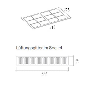 Berbel Luftaustrittsgitter 2er Set
