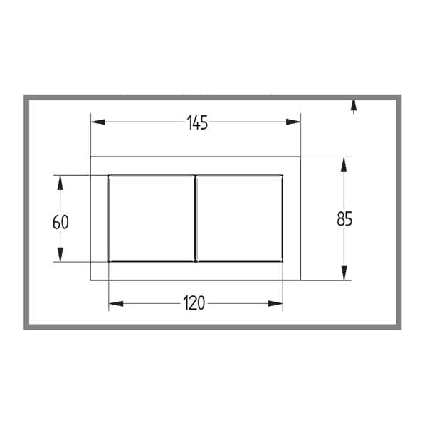 Plano 2-fach Steckdose 