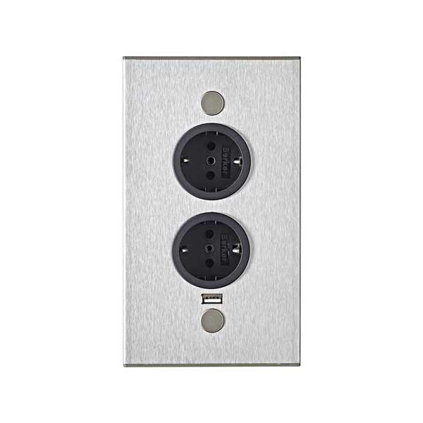 Thebo Ecksteckdose Riva mit und ohne USB