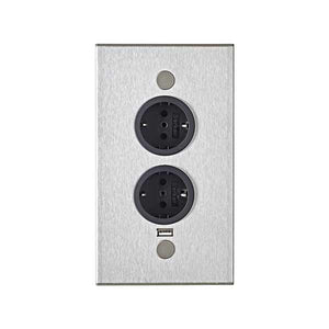 Thebo Ecksteckdose Riva mit und ohne USB