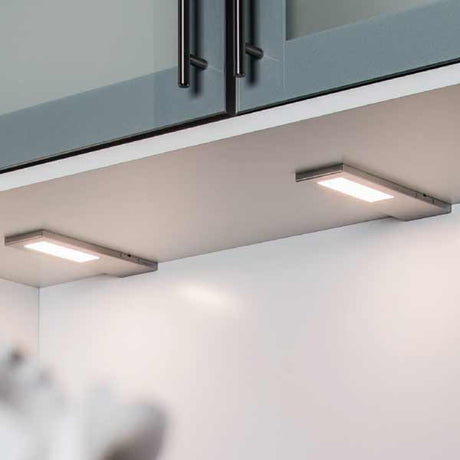 LED-Unterbauleuchte Torro sehr flach Edelstahl