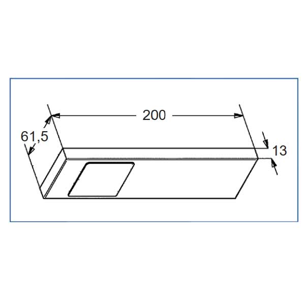 LED Unterbauleuchte Tadeo 3M mit Masterschalter