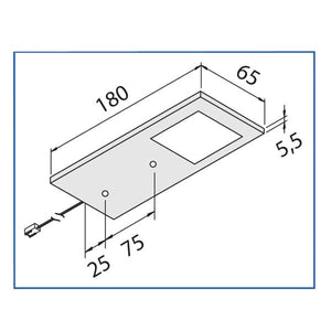 LED Unterbauleuchte Eco Pad F