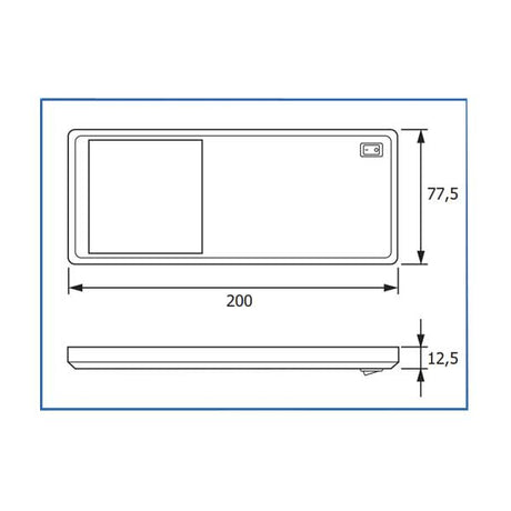 LED-Unterbauleuchte Pinto Masterschalter Set