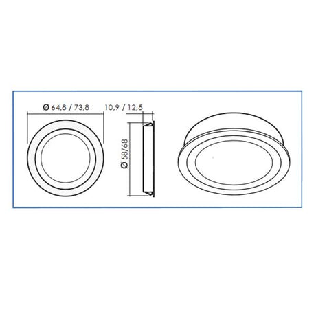 LED Farbwechselleuchte Chip 58 Emotion 
