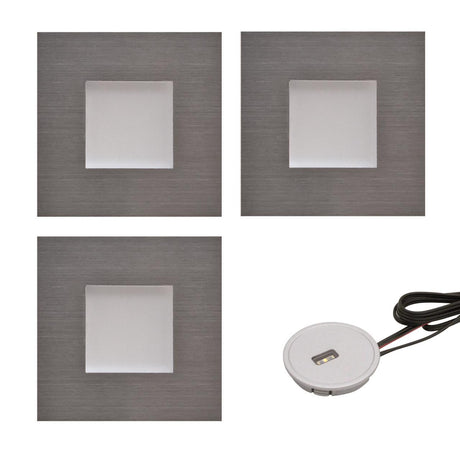 LED-Sockelleuchte Karo Emotion Touch-Dimmer