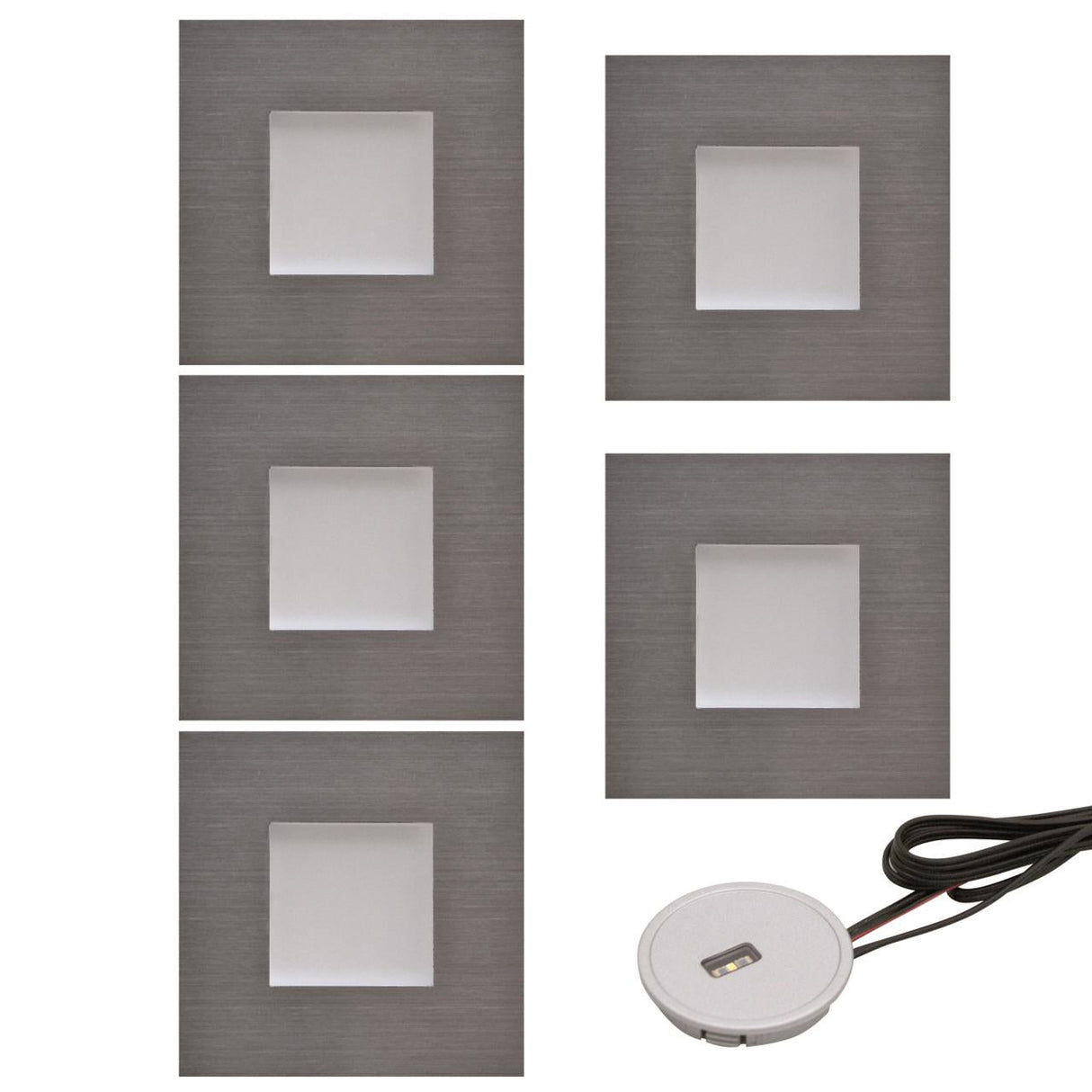 LED-Sockelleuchte Karo Emotion Touch-Dimmer