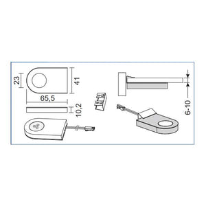 LED Glaspoint Emotion mit Touch-Dimmer 