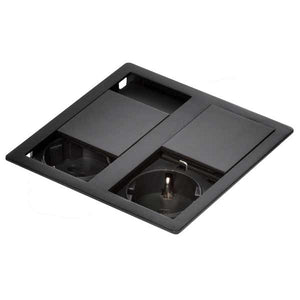 Einbausteckdose VersaHIT Dual aus Polycarbonat