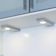 LED-Unterbauleuchte Quadra Sun aus Edelstahl